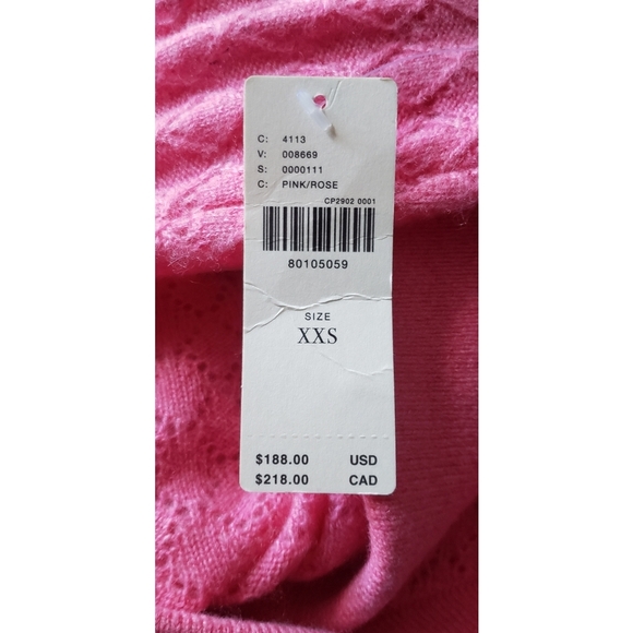 41. Anthropologie Maeve Cropped Off-The-Shoulder Cashmere Sweater - Picture 6 of 8